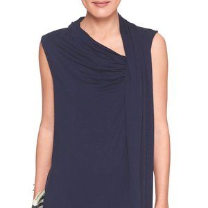 NWT Asymmetrical Drape Banana Republic Blouse